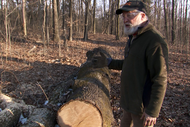 Brian Garvey has been using a woodstove to heat his pre-Civil War home in Monroe County for 40 years.