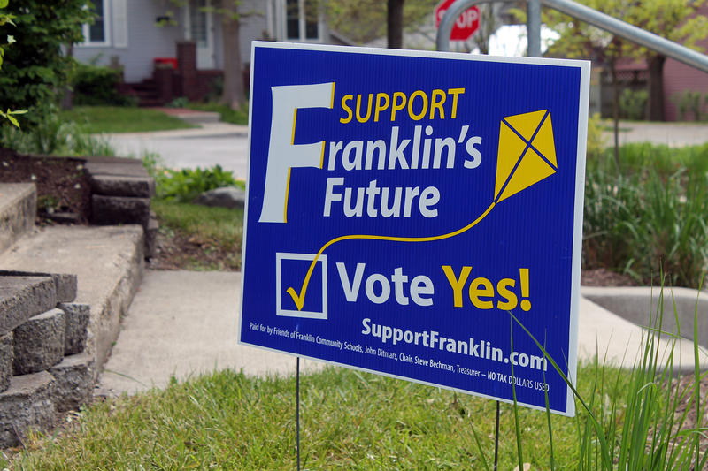 Franklin School Referendum Support Yard Sign