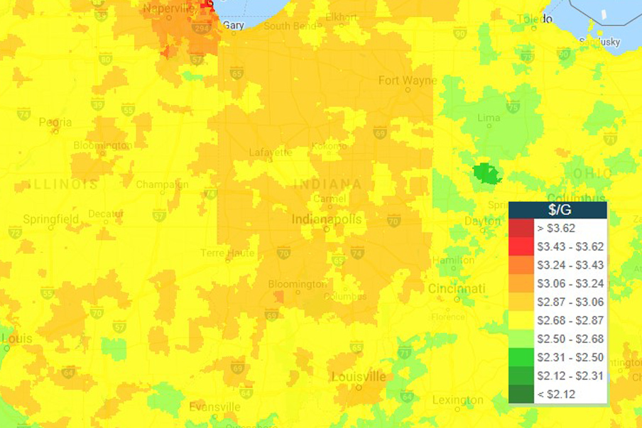 are gas prices in bloomington higher than the rest of the state news indiana public media are gas prices in bloomington higher