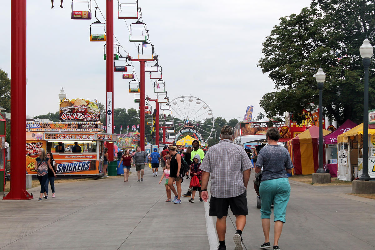 An image of the Indiana State Fair.