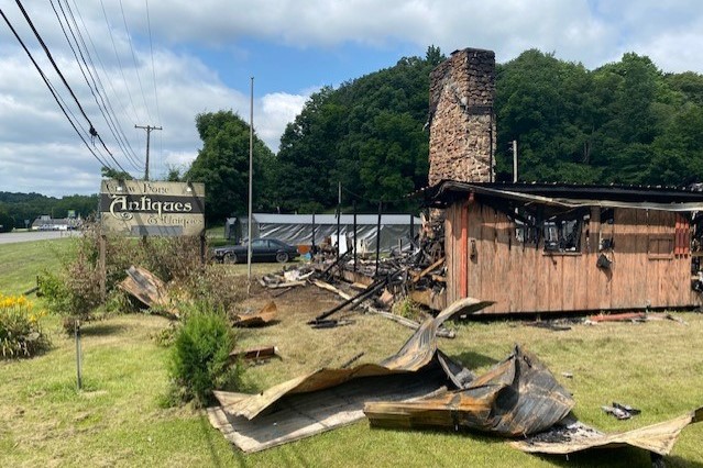 Brown County Flea Market Burns | news - Indiana Public Media