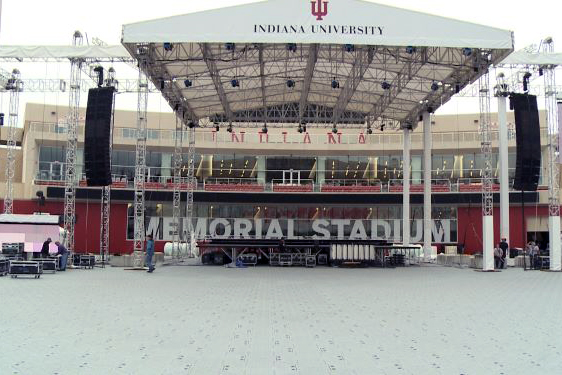 Stage for graduation