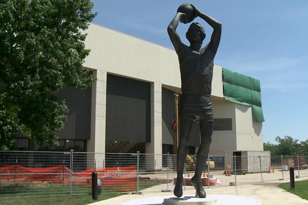 Hulman Center renovation construction