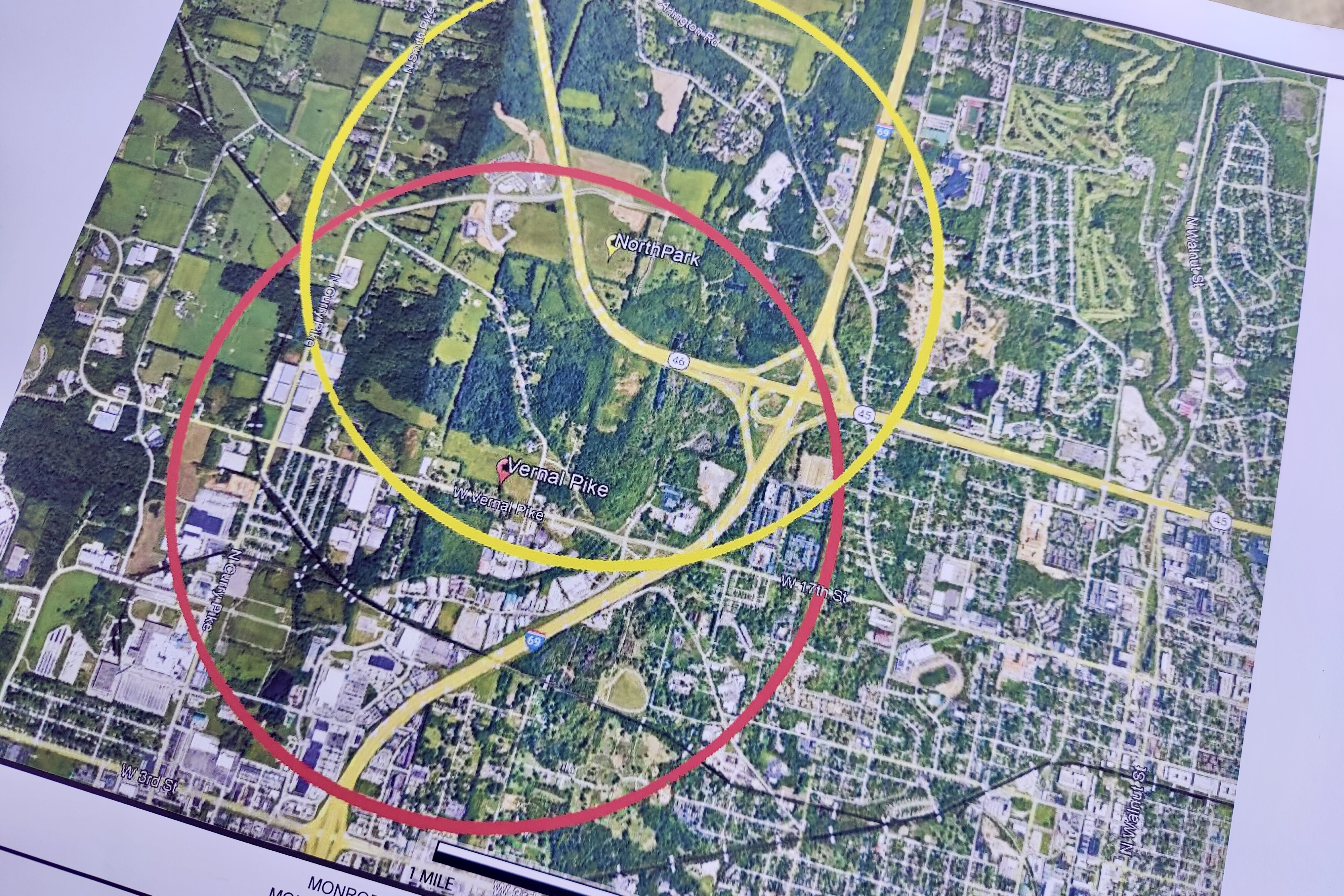 Vernal Pike jail site map