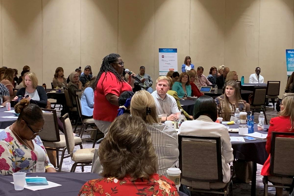 People from around Indiana attend the Health Equity Summit, August 28, 2019.
