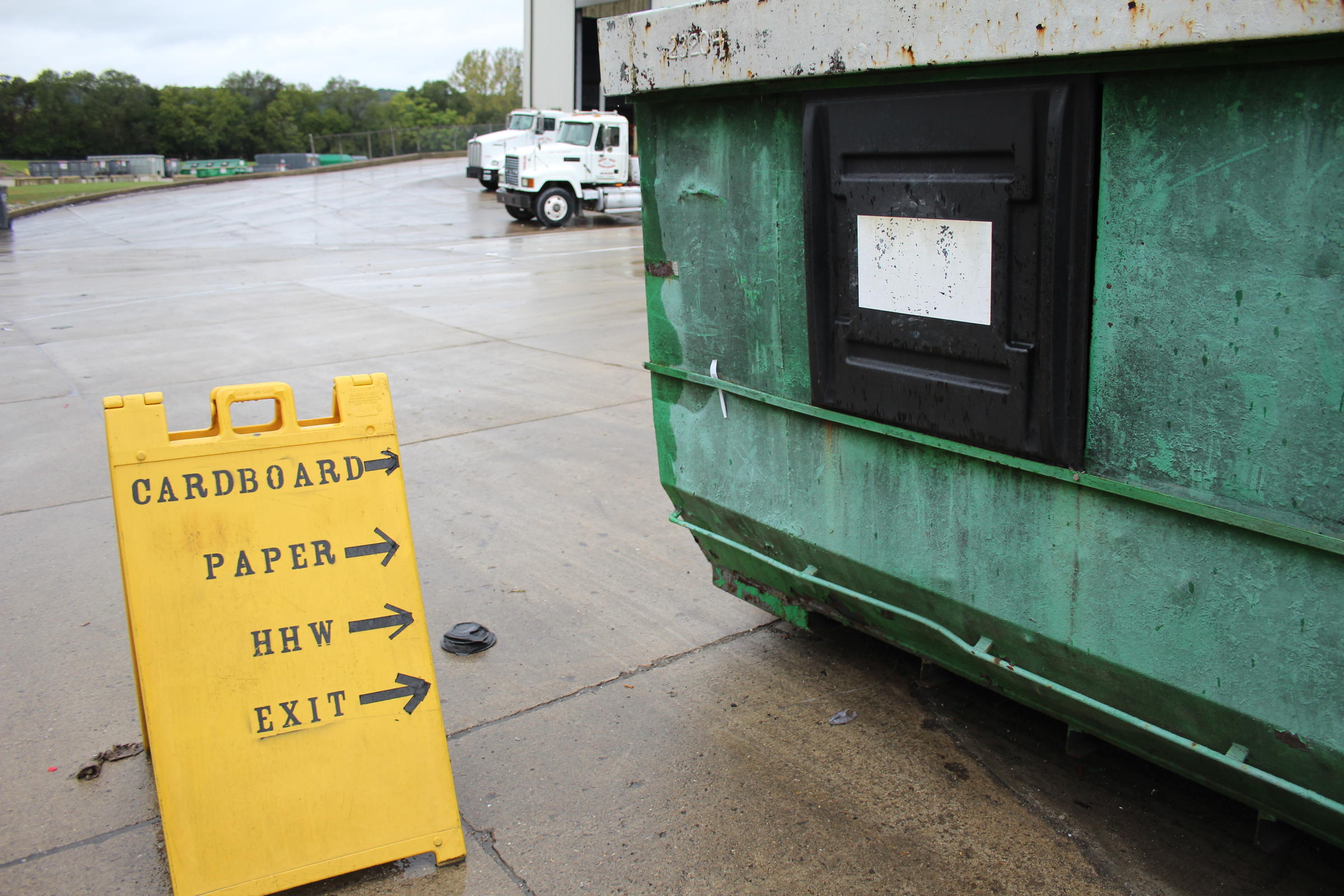 Tippecanoe County officials are hoping to include more signage around the drop-off sites. Currently, many of the bins aren't labeled and the signs are unclear.