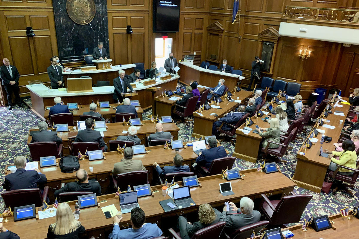 The Indiana House approved the 2021 redistricting bill by a vote of 67-31, with three Republicans joining every Democrat in opposing it. 