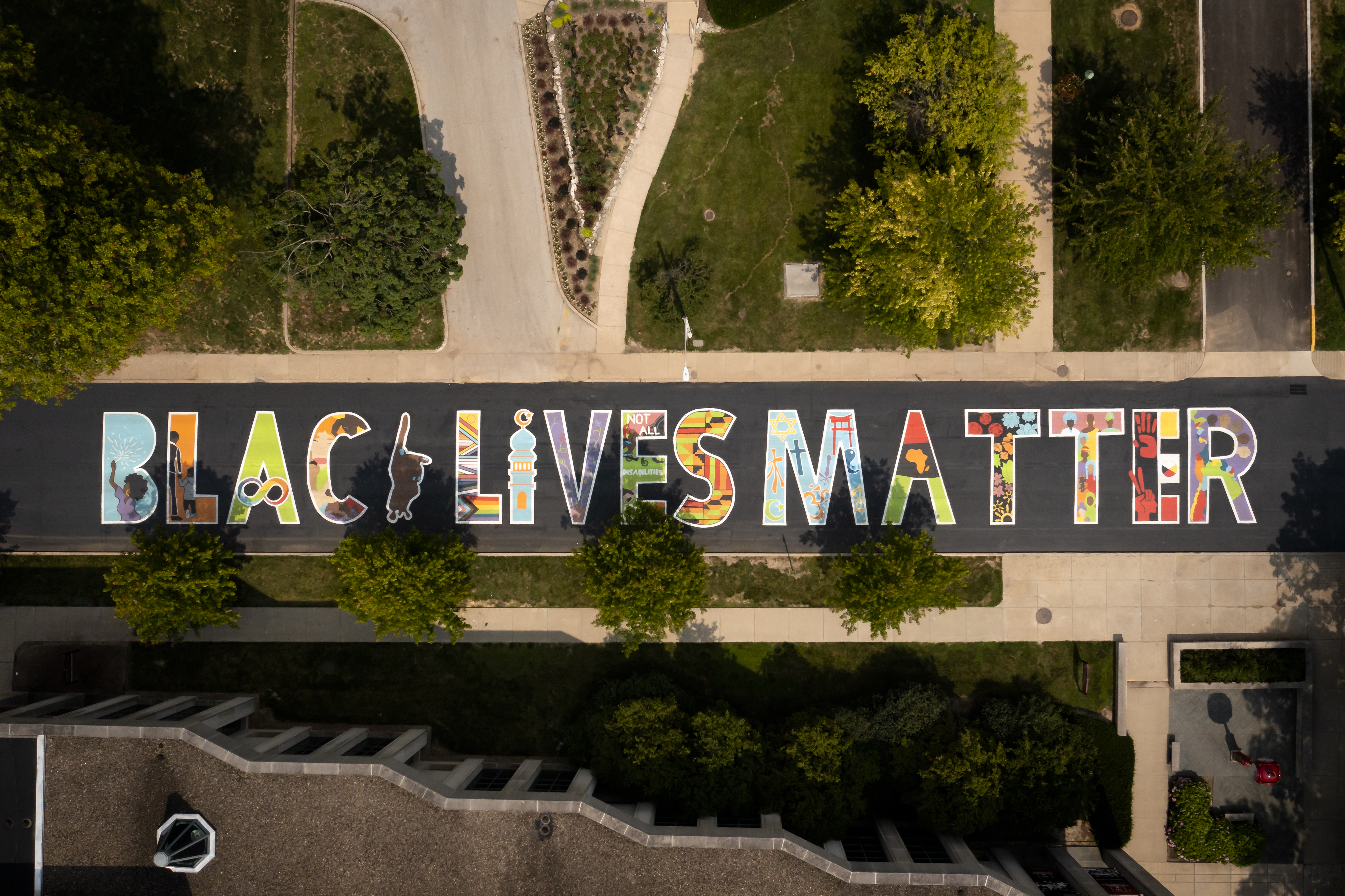 IU Black Lives Matter Mural