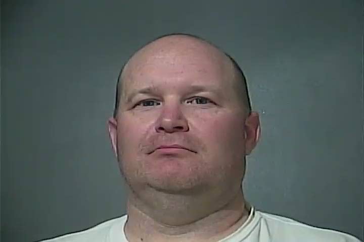 A mugshot of Vigo Co. Sheriff's Deputy Jeff Bell, who was arrested on domestic battery and other charges April 8.