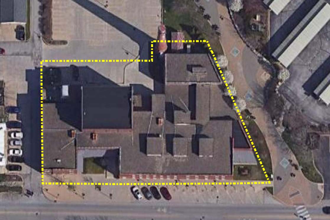 Johnson's Creamery historic district boundary