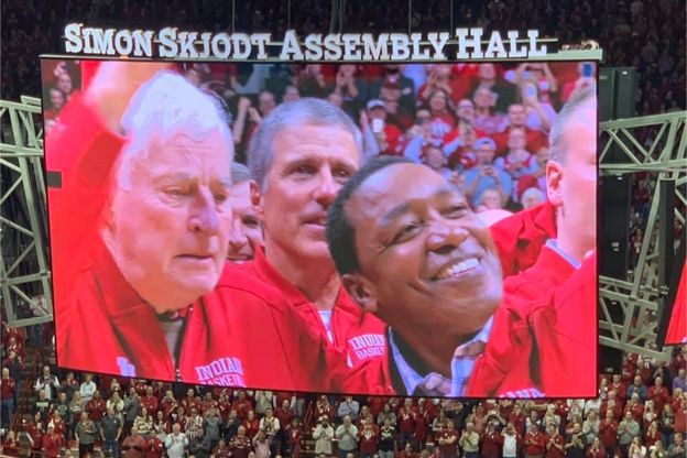 Bob Knight and Isiah Thomas