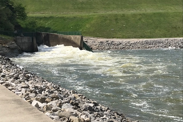 Lake Monroe Dam Releases