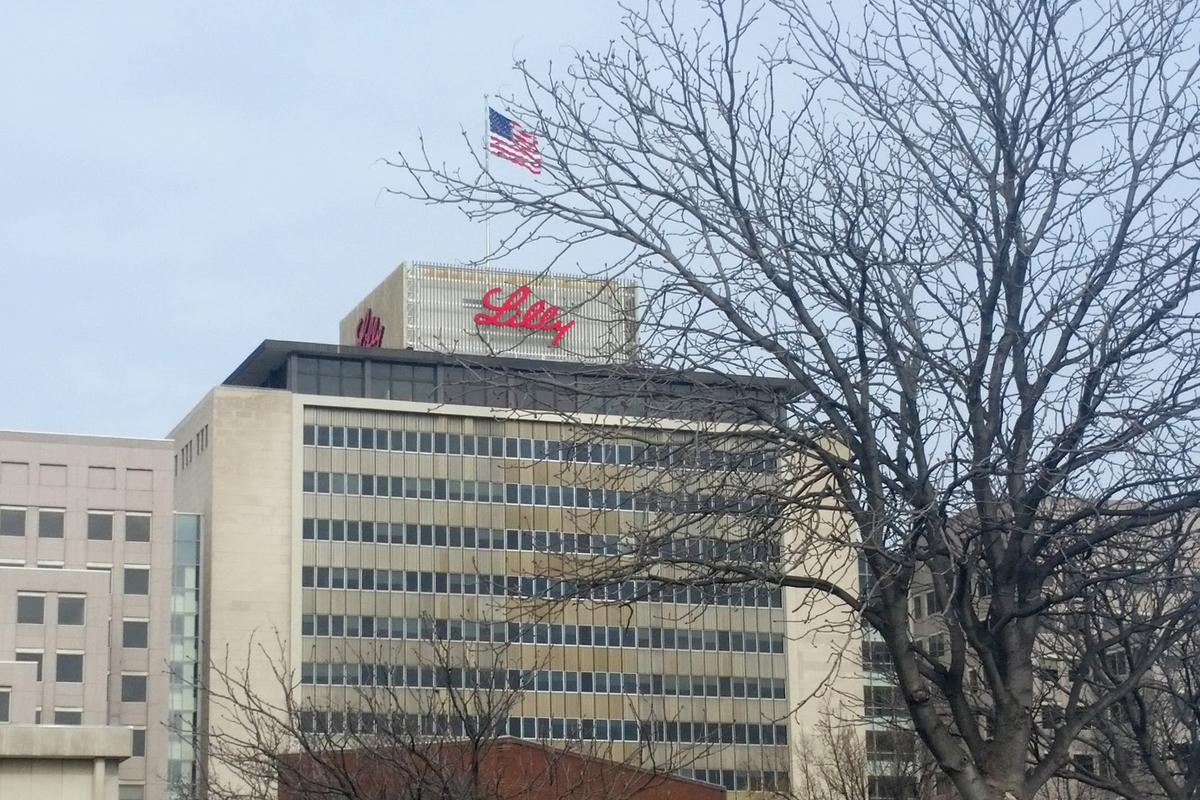 Lilly building in Indy