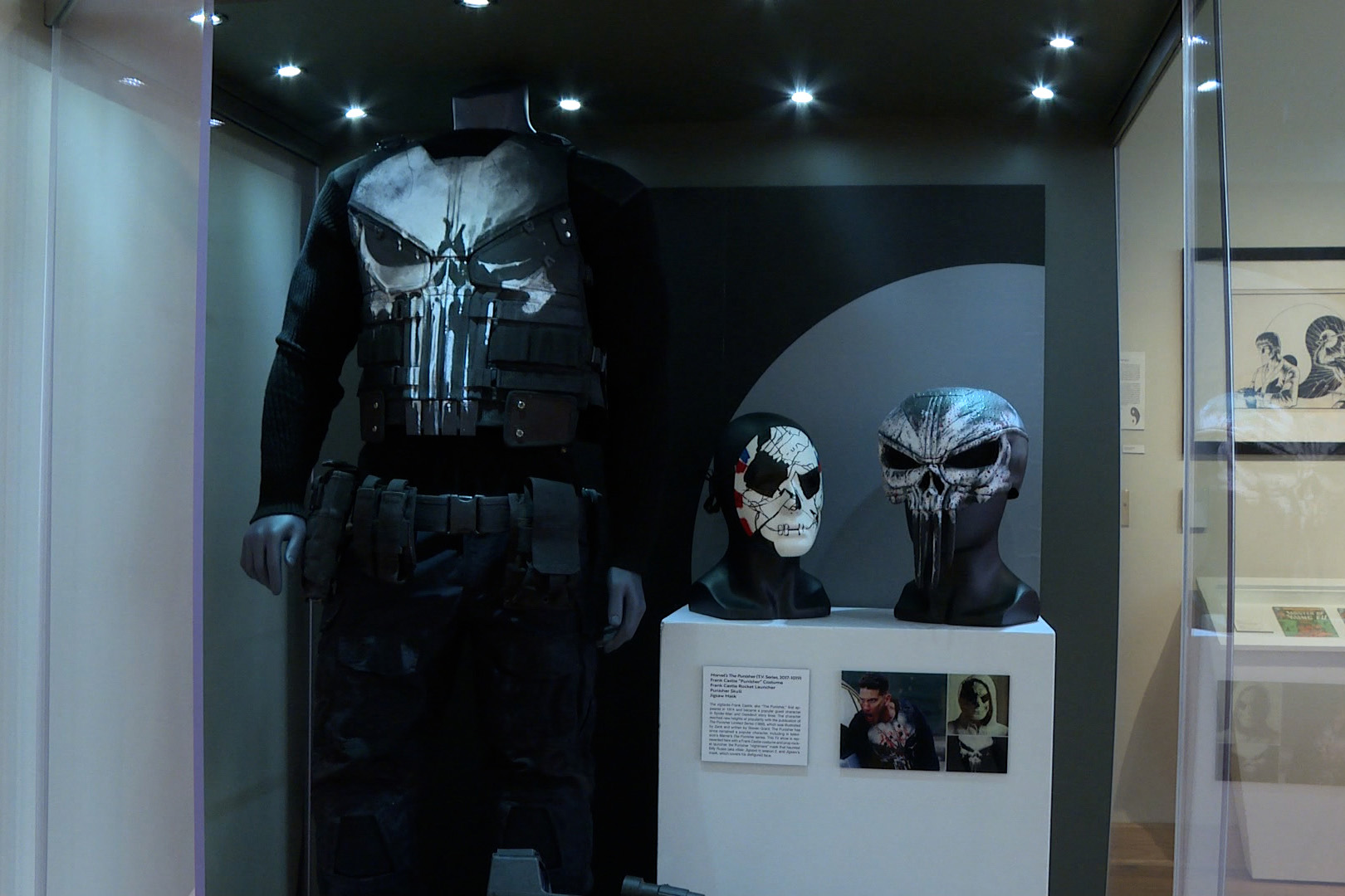 The Punisher costume designed based on Mike Zeck's drawings.