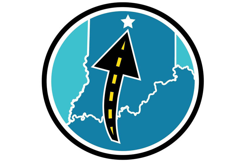 The logo for the Indiana-Kentucky Mid-States Corridor project.