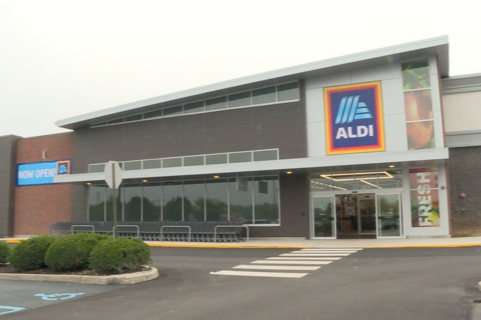 The new Bloomington Aldi store on the east side of town during its soft opening, Aug. 21 2019.