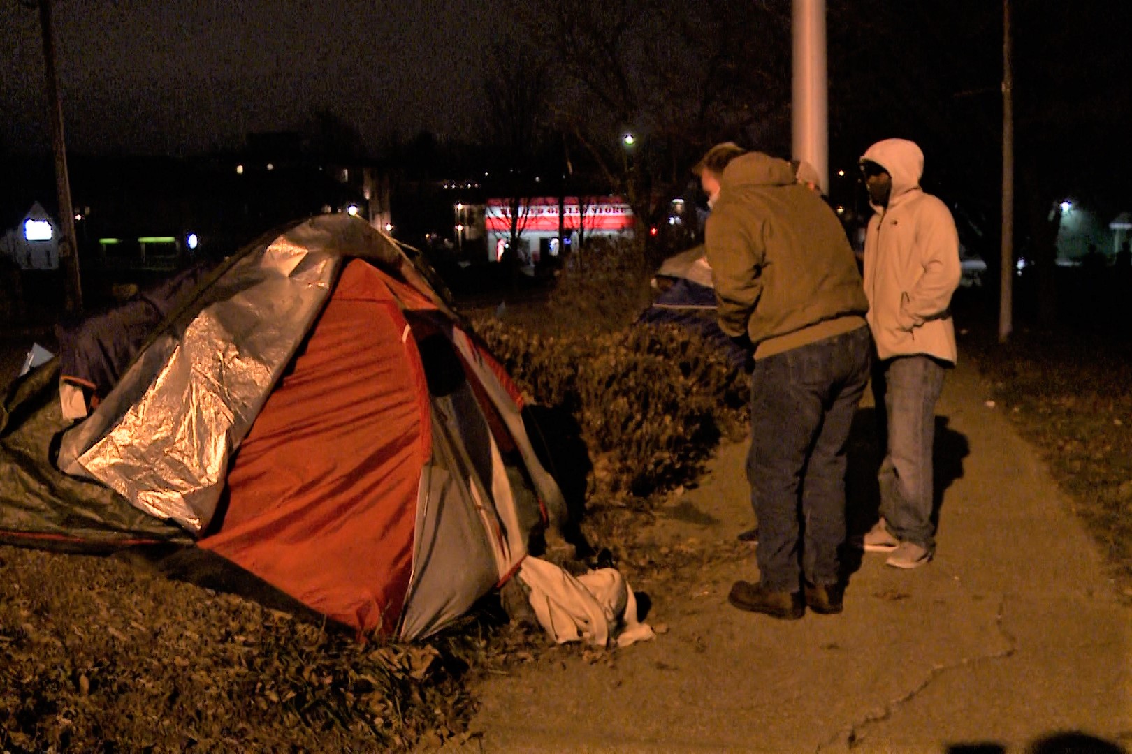 Local shelter head offers help to people sleeping in Seminary Park.