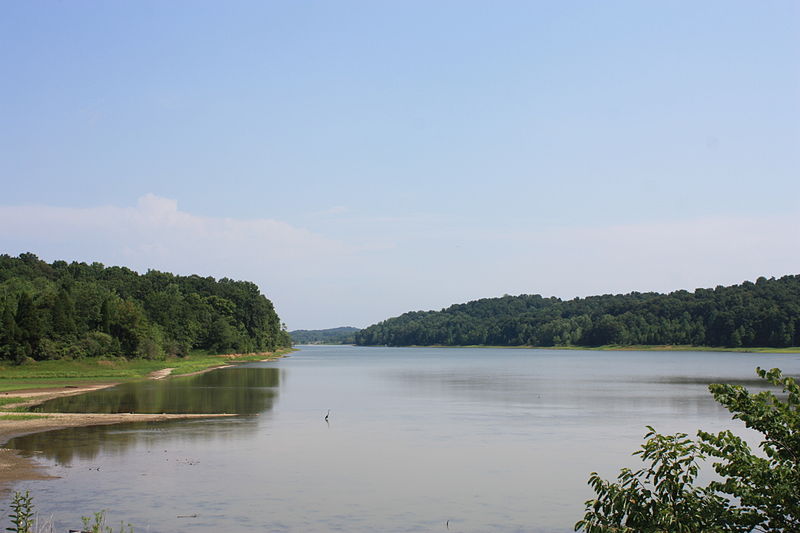 A photo of Patoka Lake in southern Indiana.