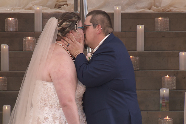 More than a wedding': Wife, who has ALS, and husband renew vows