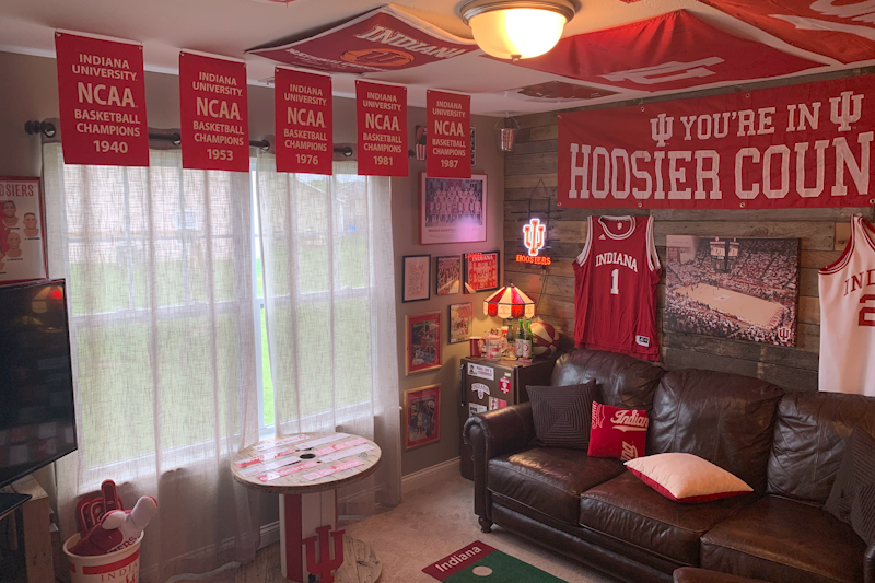 A photo of the Pickens family's Hoosier room in their home.