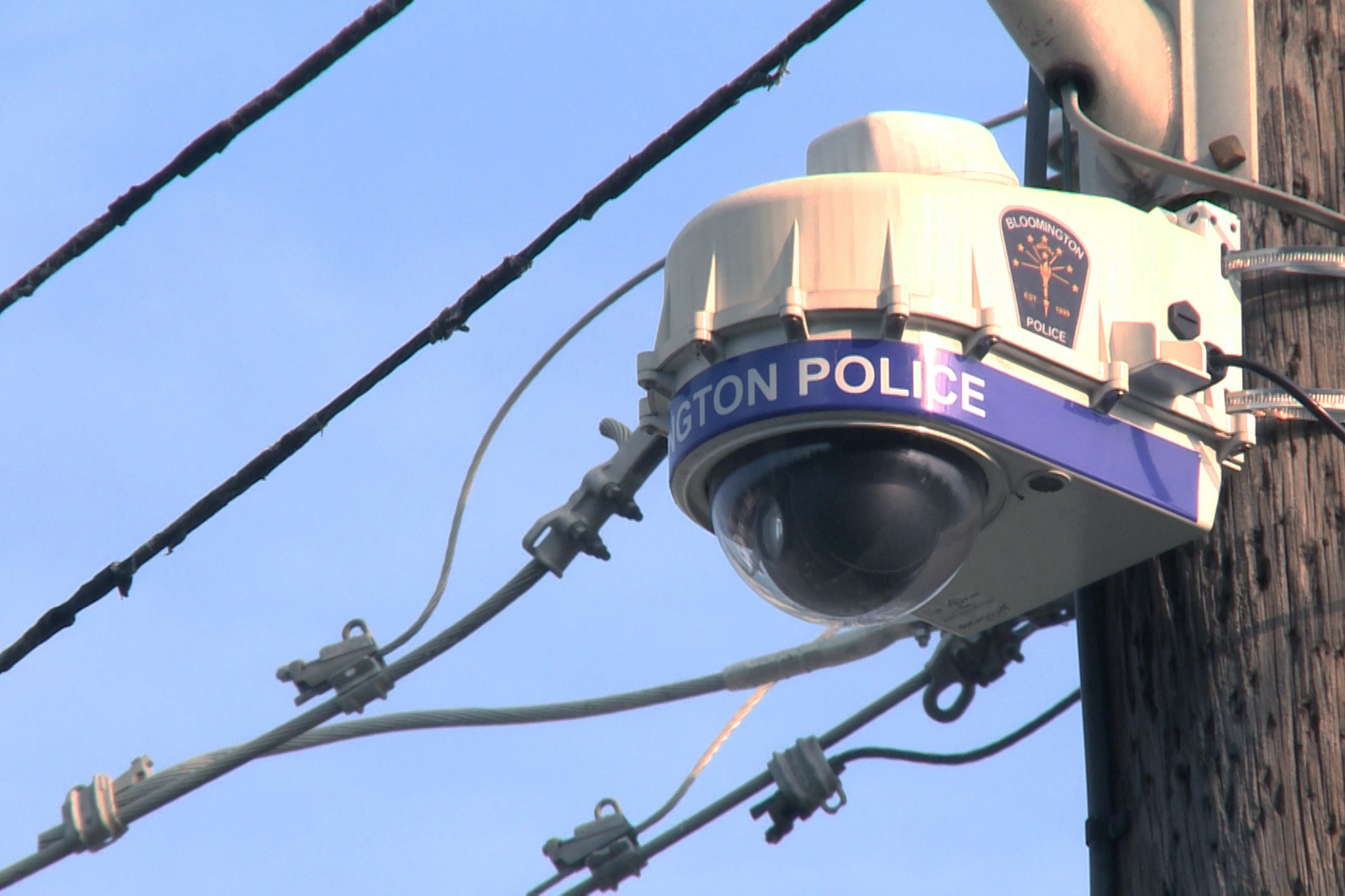 Police cam up close