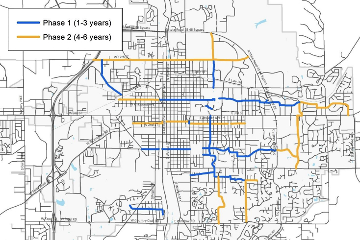 Priority Bike Facility Network