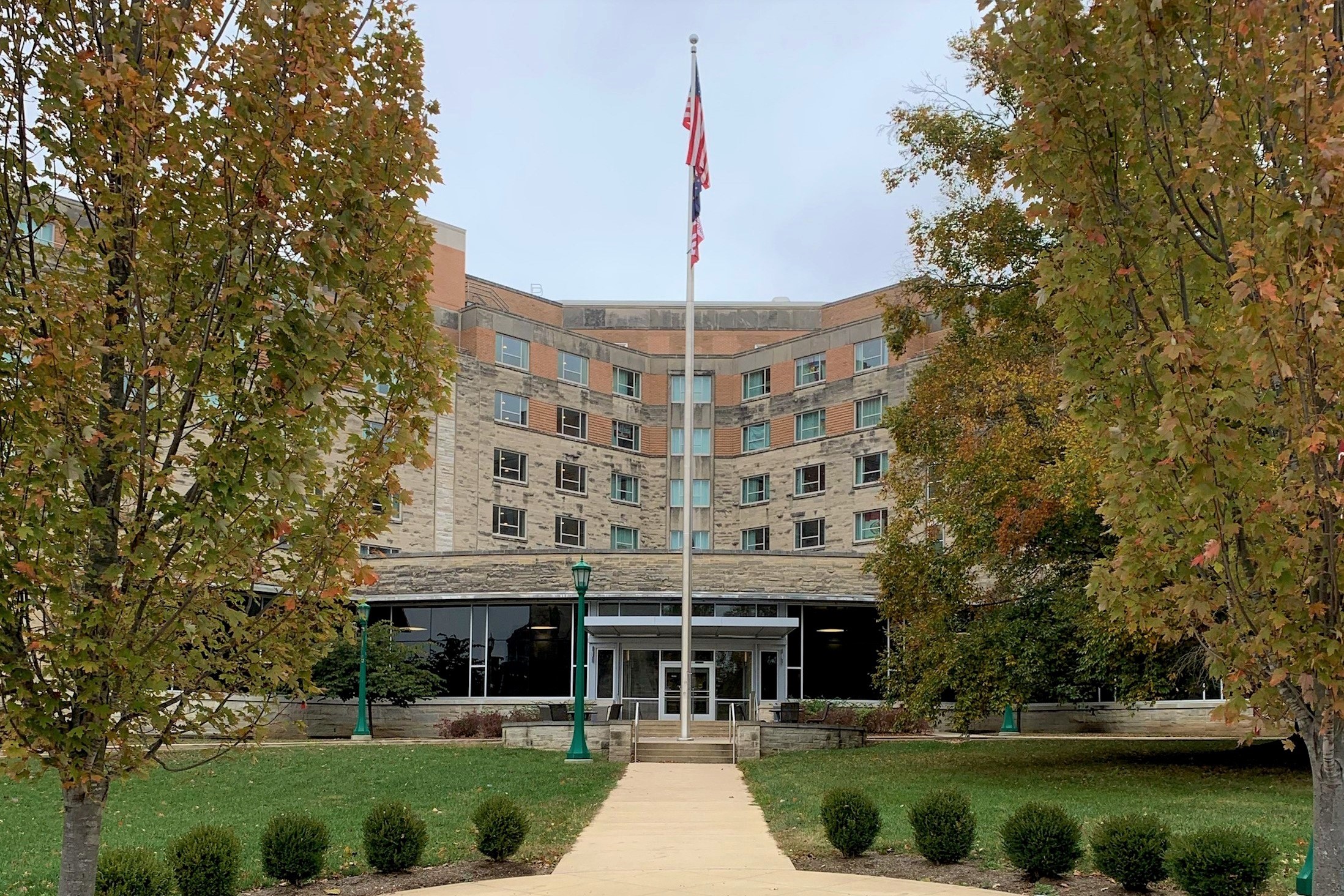 Student residence halls, Indiana University Bloomington, IN