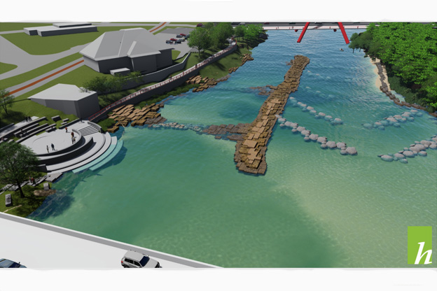 Columbus Riverfront proposed design