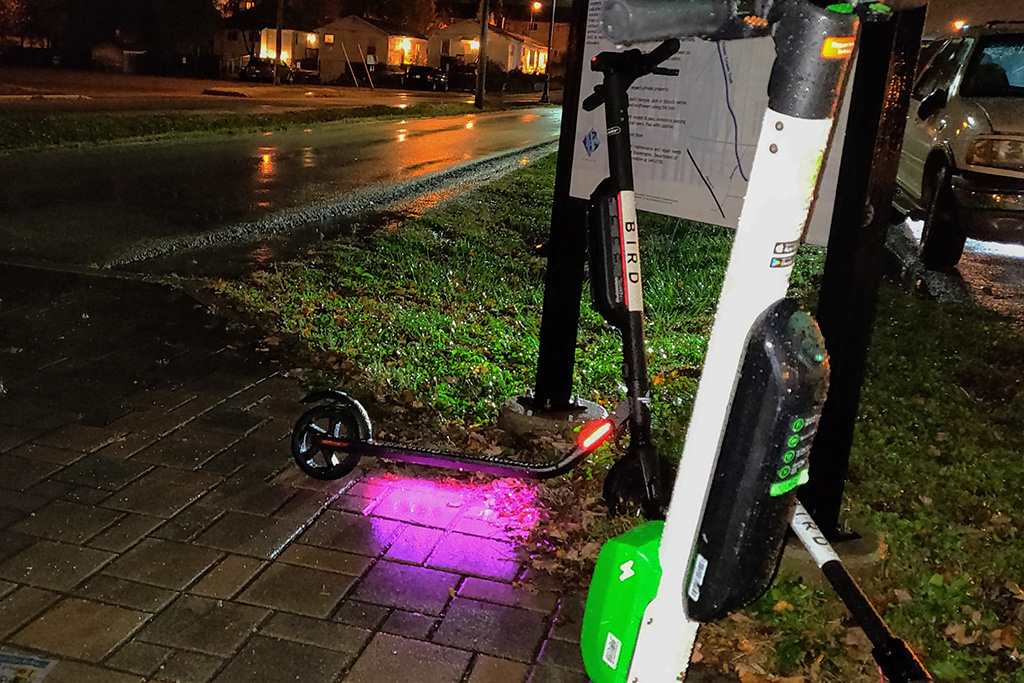 Image of Bird and Lime Electronic Scooters