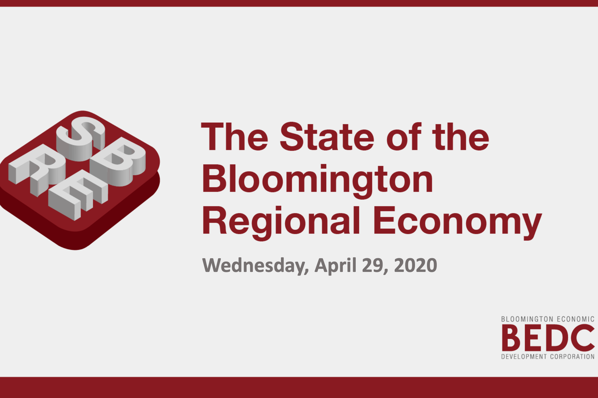 Bloomington Economic Development Corporation Slide