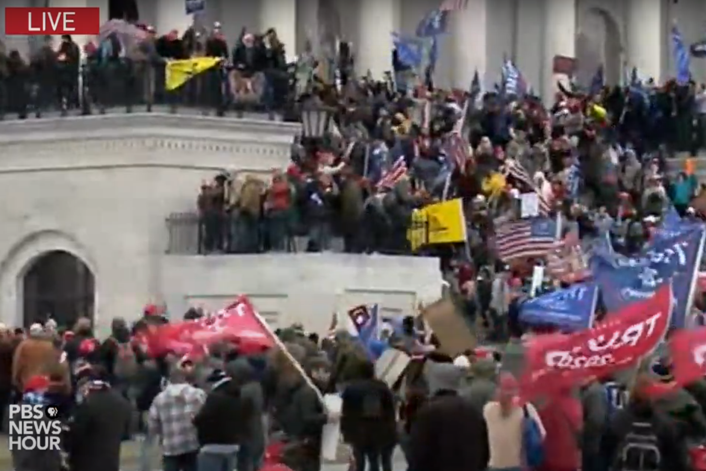 Holcomb, Braun, Hollingsworth React To Protests At US Capitol