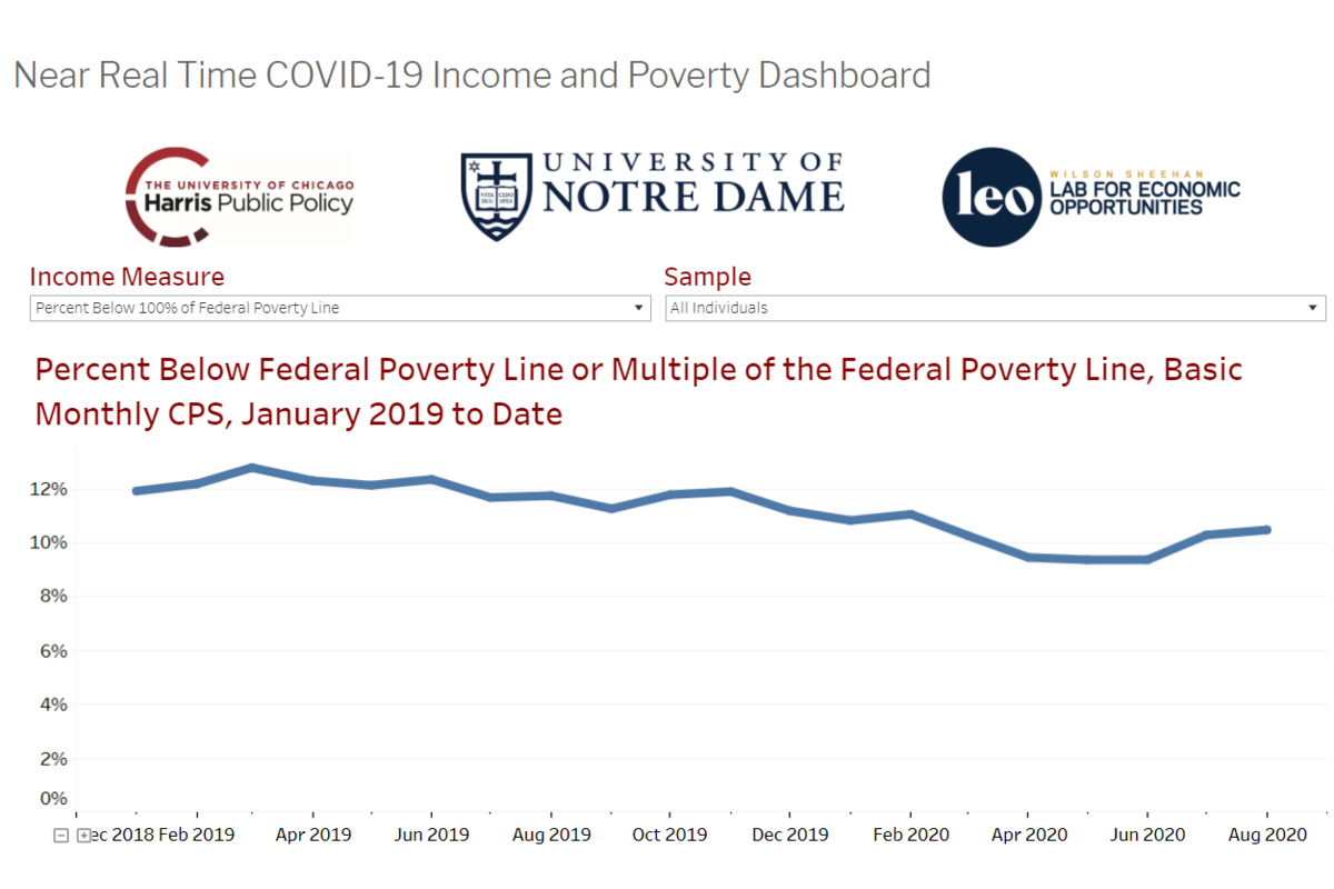 COVID-19 income and poverty dashboard