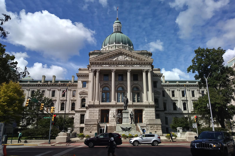 The Indiana Statehouse in the summer. (Sept. 2019)