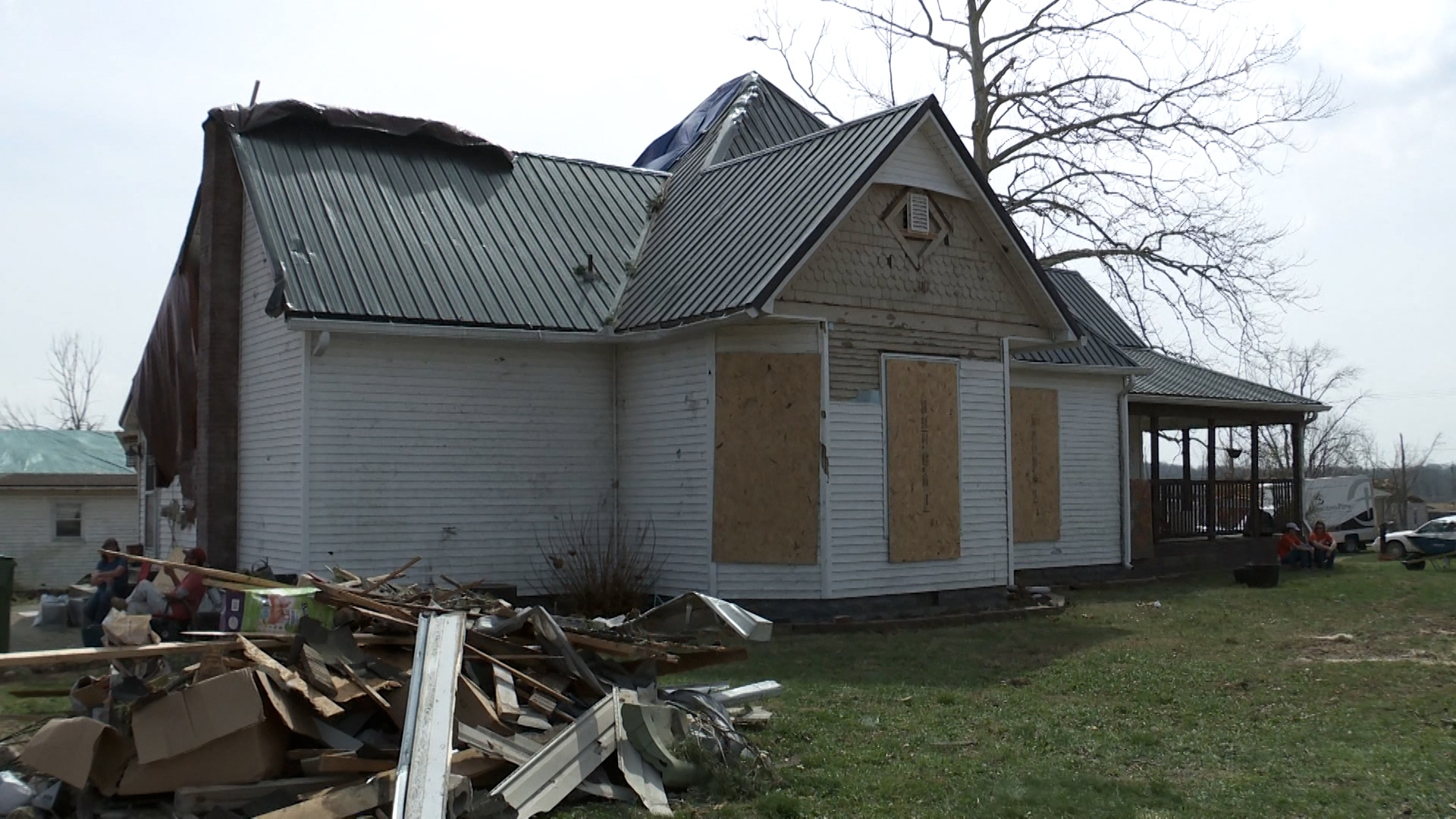 Sullivan begins the long road to recovery from devastating tornado