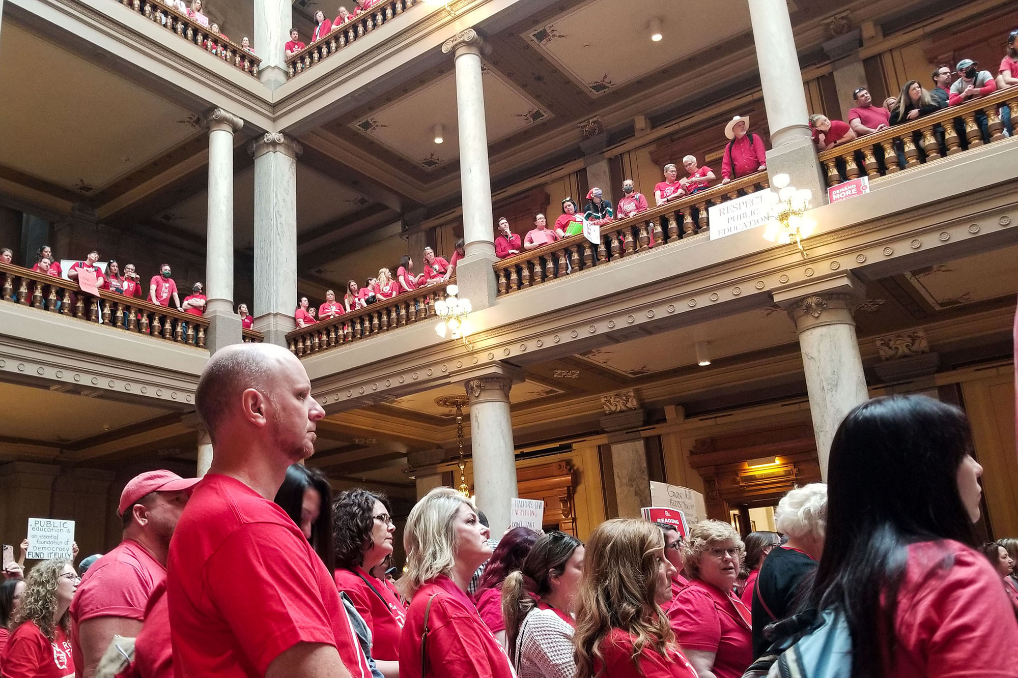 Teachers express frustration, concern over new state laws | news - Indiana  Public Media