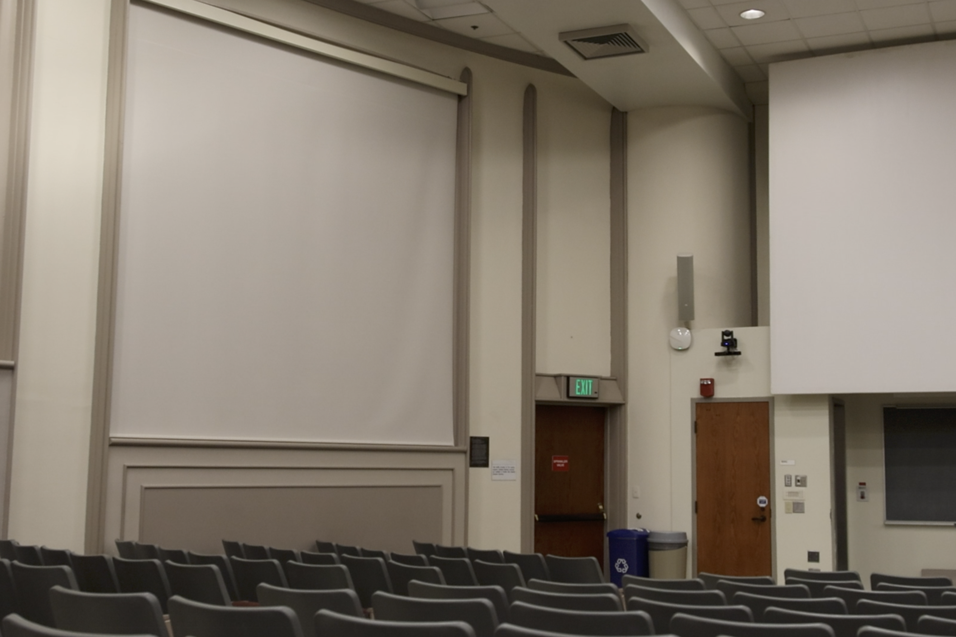 Woodburn 100 Mural, now covered by a screen.