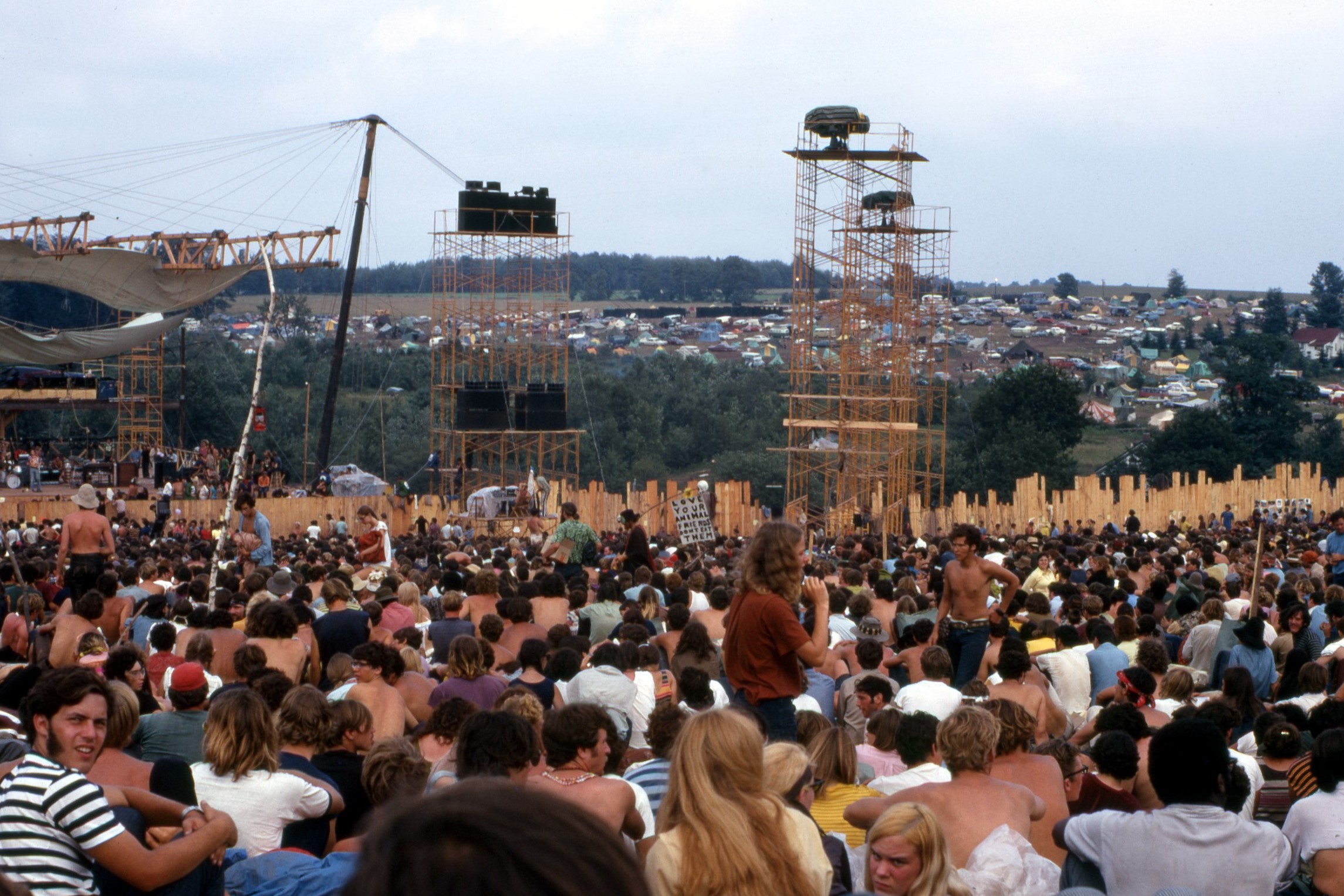 Woodstock Music and Art Fair in 1969.