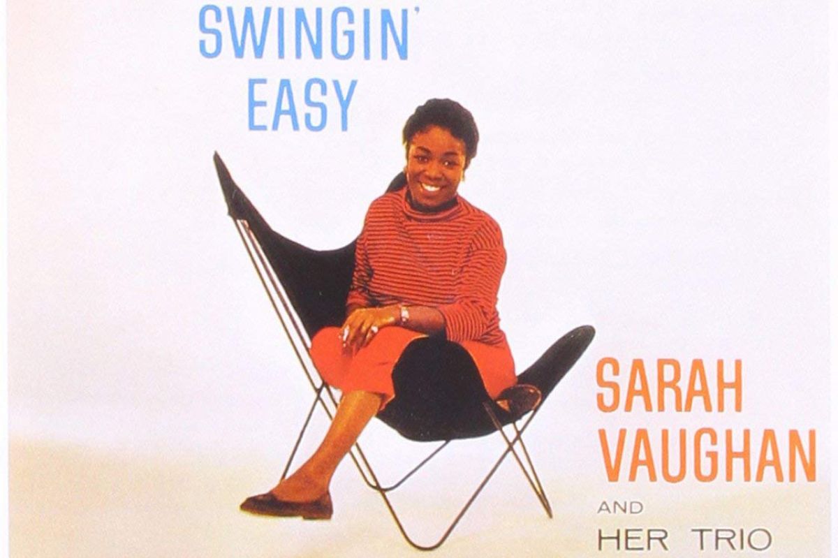 sarah vaugh on an album cover