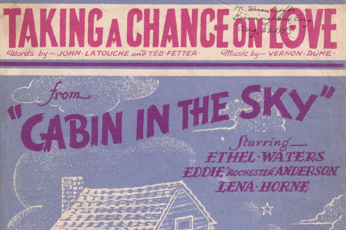 showbill of cabin in the sky