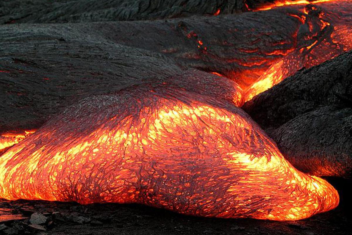 Photo of magma.
