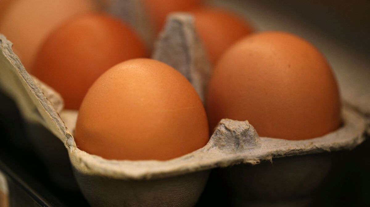 A carton of eggs