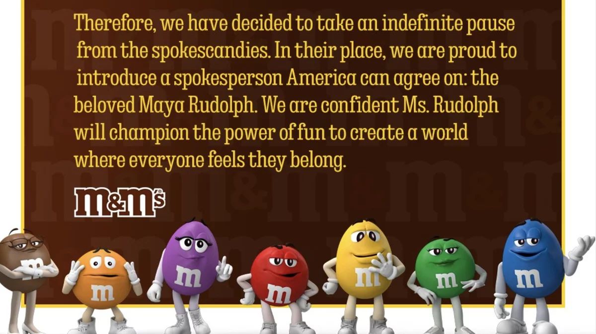 M&M's replaces its spokescandies with Maya Rudolph after Tucker Carlson ...