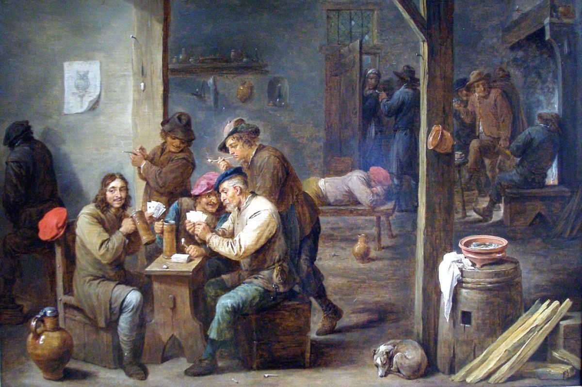Tavern Scene by David Teniers, 1658