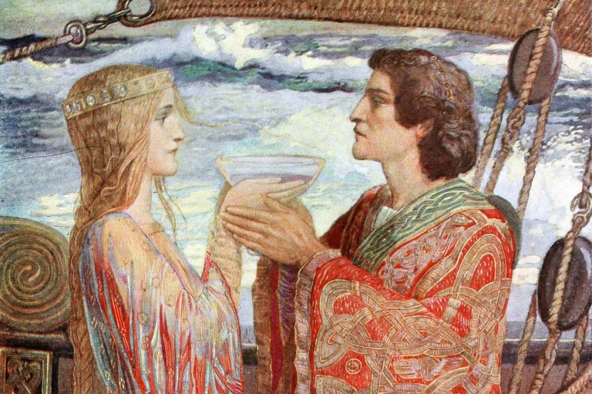 John Duncan's painting of Tristan and Isolde