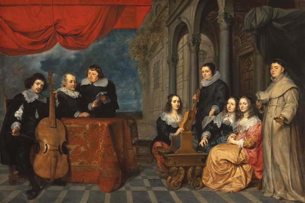 Portrait of the Duarte Family by Gonzales Coques, c. 1653.