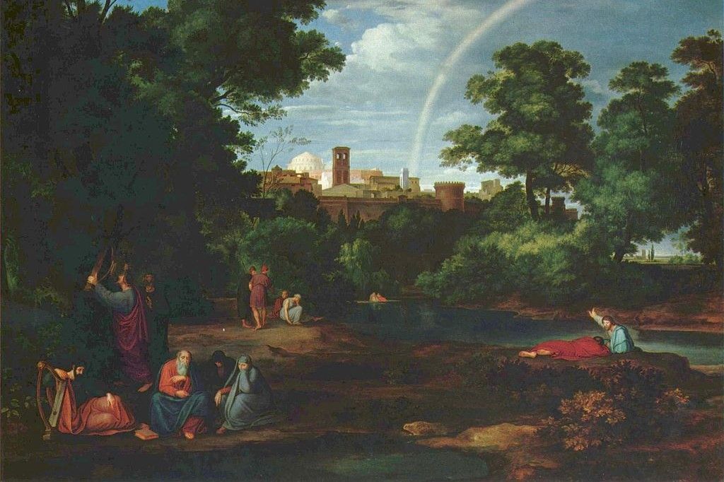 Ferdinand Olivier's painting of Psalm 137