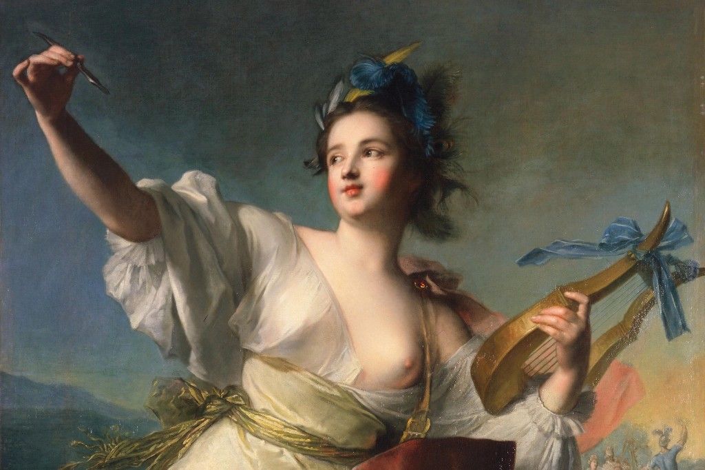 Jean-Marc Nattier's painting Terpsichore, Muse of Music and Dance, 1739