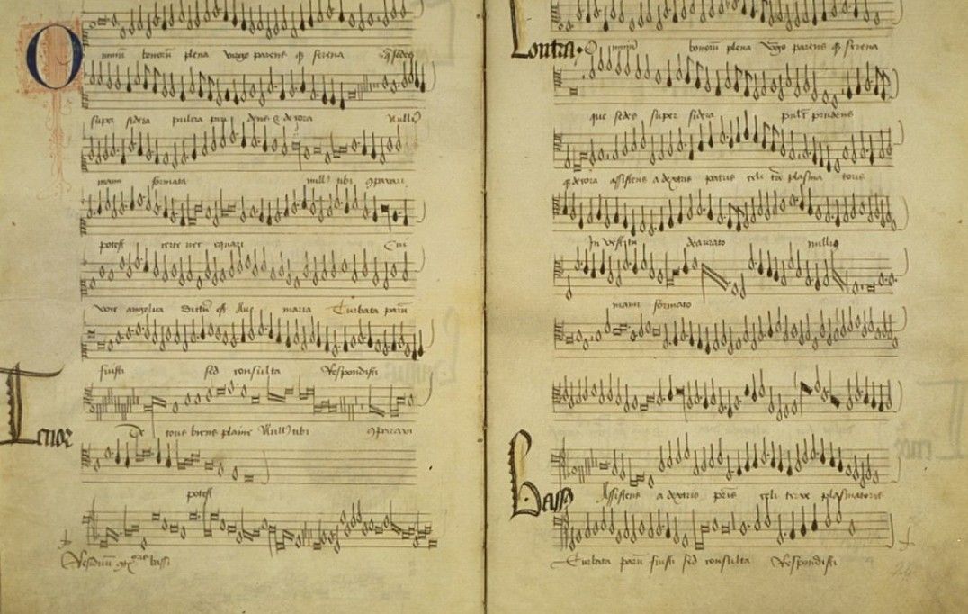 Omnium bonorum plena, a motet by Compère