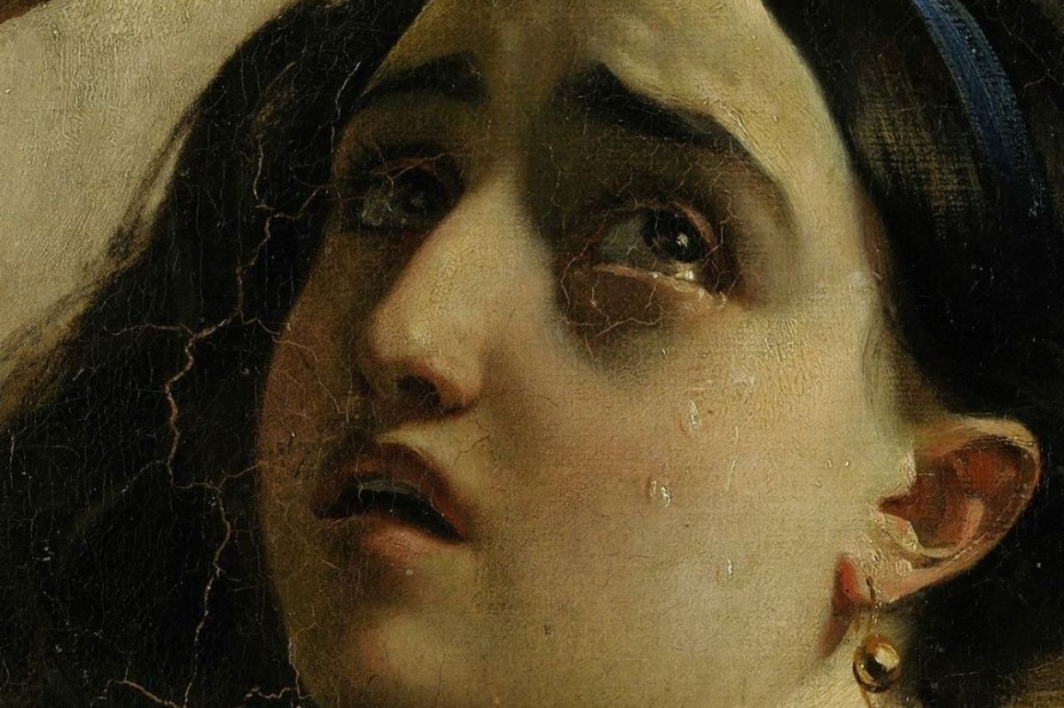 Detail from "The Last Day of Pompeii" by Karl Brullov, 1830-1833