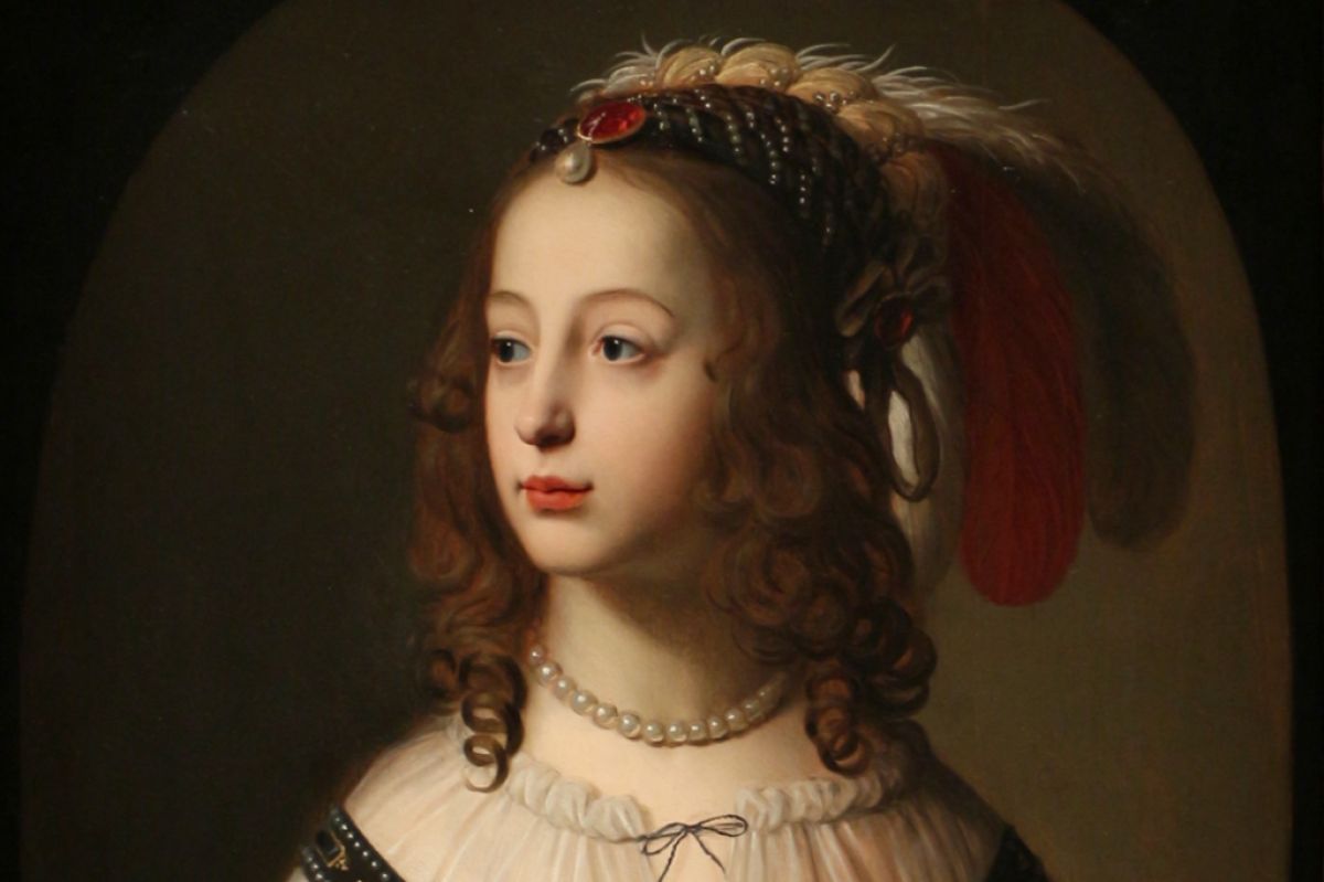 Portrait of Sophia, Princess Palatine by Gerrit van Honthorst, 1641